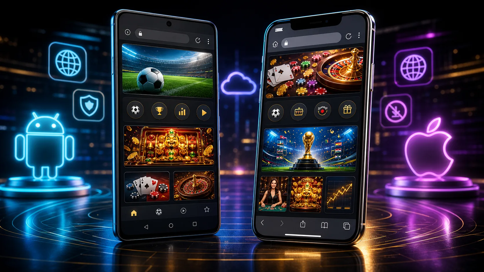 Experiência sbobet compatível com Android e iOS no navegador mobile